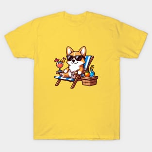 Corgi summer dog T-Shirt